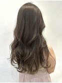 オリーブグレージュ/ロングレイヤー/オトナガーリー