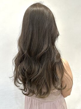 ザックラフィネ(ZACC raffine) オリーブグレージュ/ロングレイヤー/オトナガーリー