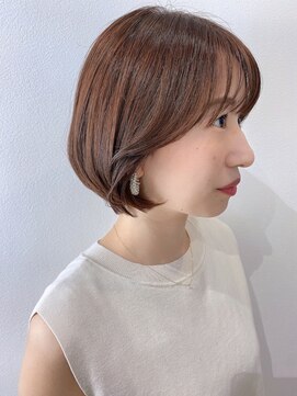 ココル(cocolu) 艶感UPピンクベージュショート