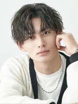 オーシャントーキョー 渋谷神南(OCEAN TOKYO) 無造作パーマセンターパート