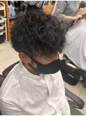 【ショート】波巻きパーマ