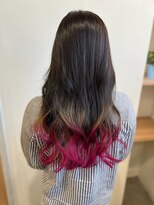 モモ(MOMO)&nbsp;レッドグラデーション【柏　ダブルカラー】