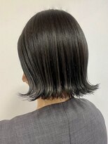 エミュ 伏見 国際センター(emu)&nbsp;外ハネボブ/艶ボブ/切りっぱなしボブ/アッシュグレージュ/伏見