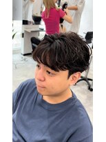 オム ブランシェ(HOMME BLANCHE’)&nbsp;【Ryo】波巻きニュアンスパーマ×ダウンパーマ