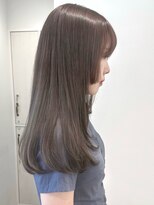 ガーデンヨコハマ(GARDEN YOKOHAMA) ロング姫カットレイヤーホワイトグレージュ丸型卵型透明感ベース