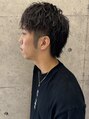 イロ プラス 南田宮店(iro+) カット後はセットしてます！！メンズパーマ/メンズカット/眉毛