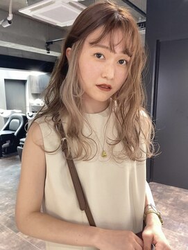 ペレ 梅田(PELE) 前髪/アンブレラカラー/こなれミディ/イメチェン/ウェーブパーマ