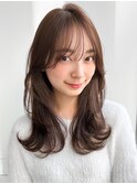 結べるボブこなれミディナチュラルカール外ハネボブ前髪艶感