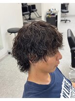 ブライト(BRIGHT)&nbsp;マッシュウルフ波巻きスパイラルパーマ