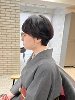 着物も似合うショートボブ◎下村直也