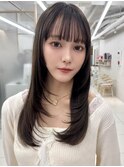 韓国ヘア/レイヤーカット/ワンカール/小顔カット/イメチェン