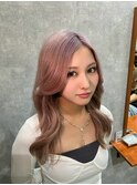 ピンクベージュ/那覇美容室#おもろまち美容室
