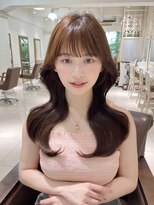 フォルテ 表参道店(FORTE) くびれヘア/アプリコットオレンジ/縮毛矯正/髪質改善