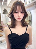 簡単くびれ巻きミディアムレイヤー