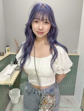 キオク(KIOX) 色落ちシルバーのブルーラベンダー