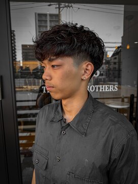 ザスーツブラザーズ(THE SUITS BROTHERS) MEN'SHAIRウルフカルマパーマメンズショートイージーパーマ