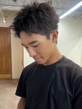 ガレージ バイ グリーン 原宿 表参道(Garage by green) 【SHUN】スパイキーショート