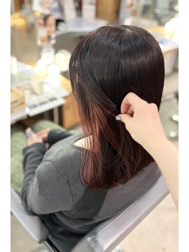 インナーカラー/レッド