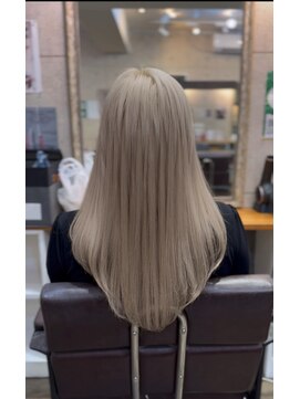 ルフレ 新宿歌舞伎町店(Reflet) ダブルカラー/プルエクステ/グレージュカラー/髪質改善