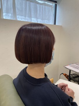 ニコ 四街道(nico) ミニボブ◎切りっぱなし◎癖毛さんも納めます◎nico四街道