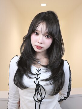 アイトーキョーエス 渋谷(AI TOKYO S) 着物ヘア/ダークアッシュ/ミディアムレイヤーカット/渋谷