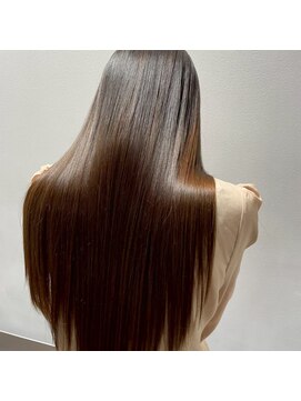 ジェコ ヴェール 祐天寺(gecko.vert) 髪質改善/ストレートロング/地毛風グレージュ