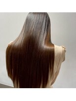 ジェコ ヴェール 祐天寺(gecko.vert) 髪質改善/ストレートロング/地毛風グレージュ