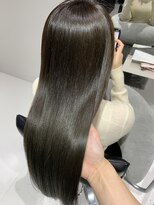 ウィステリア 銀座(WISTERIA)&nbsp;オリーブベージュ/髪質改善カラー/ULTOWAトリートメント/メテオ