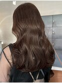 30代40代透明感◎ブリーチなしチョコレートブラウン