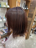 プランタンアヴェダ(printemps AVEDA)&nbsp;外ハネ切りっぱなしボブ