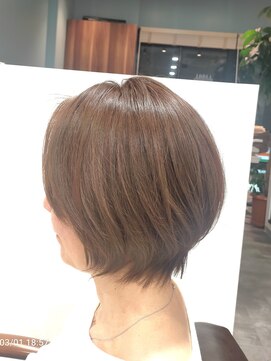 ヘアー グリーン(hair green) 40代50代60代/前髪無しショートボブ/大人ショートボブ