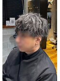 大人ツーブロックパーマ