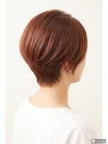 ヘアアンドメイク 心座(hair&make)&nbsp;大人女性の丸みショート×艶カラー