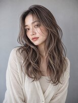 トリニティ(trinity)&nbsp;ブリーチ ハイライト バレイヤージュ ミルクティーベージュ
