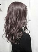 ACE LA ラベンダーアッシュガーリーロング