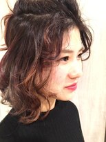 ヘアメイク カン プラスエフ(HAIR MAKE KANN+f)&nbsp;ガーリーふわボブ
