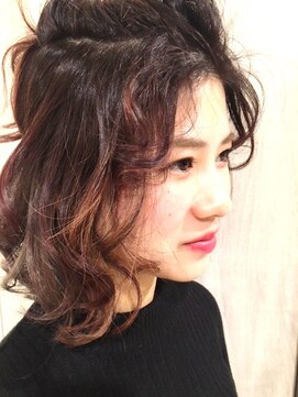 ヘアメイク カン プラスエフ(HAIR MAKE KANN+f) ガーリーふわボブ