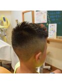 アシメモヒカンショート