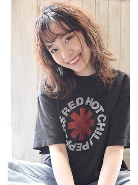 メーヴェ(Mowen) mowen前髪xセシルカットxココアブラウンxフリンジウェーブ