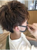 メンズショートパーマ