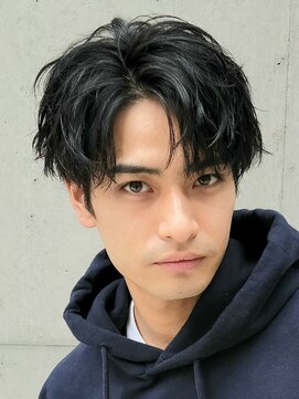 フィフス 原宿(fifth) 短髪ツーブロックマッシュ波巻き無造作ツイストスパイラルパーマ