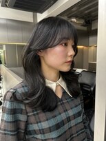 イキ 表参道(iki omotesando)&nbsp;ハッシュカット/フルバング/似合わせカット/レッドブラウン