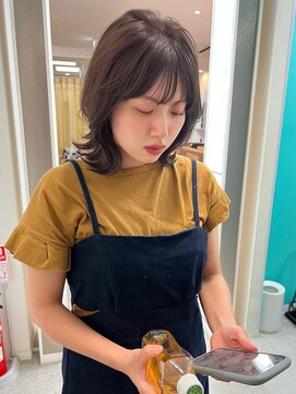キラーナセンダイ(KiRANA SENDAI) シースルーバング×くびれミディアム