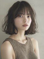 アルトリスト(Altruist Aging×HAIR&SPA) ★ダークアッシュ大人ガーリーボブ着物ミディアムレイヤーカット