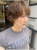 ショートボブパーマ