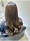 お白髪カバーok★透明感アッシュベージュ