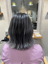 ブルー(BLUE.) シルバーバレイヤージュ