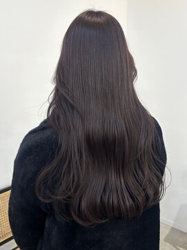 オルセン(OLSEN) ブリーチなしカラー/ピンクカラー/レイヤーカット