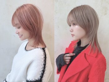アトレ 辻堂店(attrait)の写真/こだわりのダメージレスカラーで毛先までツヤ☆ダメージレスなケアブリーチ・インナーカラー・白髪染めもOK