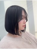 イメチェンヘアスタイル/外ハネボブ/美髪のススメ/ワイドバング